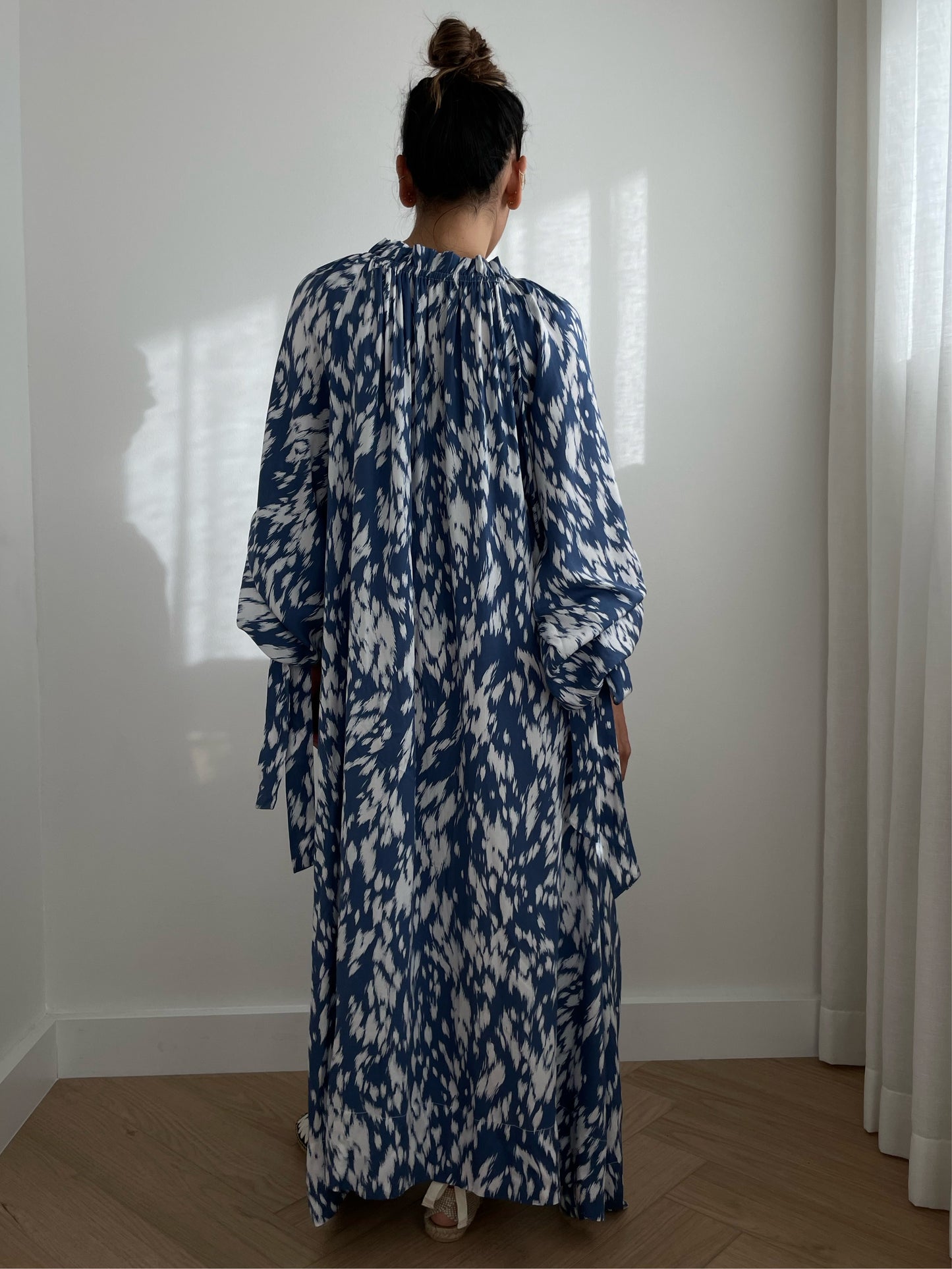 Lea Dress Blue Print